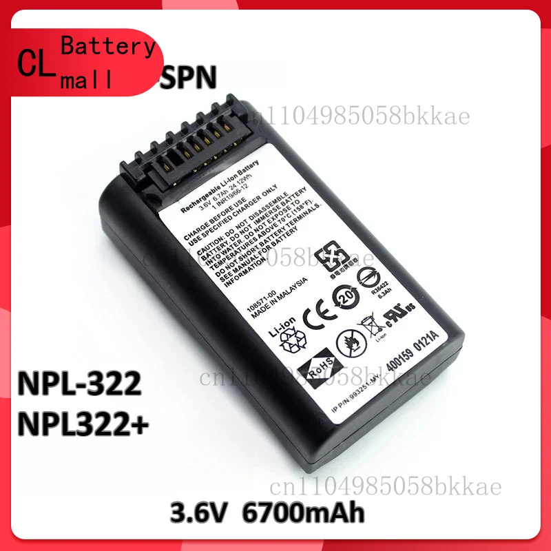 

New CS Battery 3.6V 6700mAh for NIKON Nivo 1C 2C 2M 3C 3M 5C 5M Total Station NPL-322 NPL322+ Rechargeable Battery