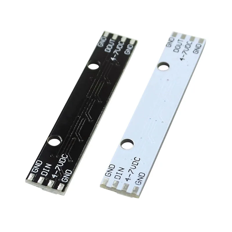 10pcs 8Bit Channel WS2812 5050 RGB 8 LED Light Built-In Full Color-Driven Development Board Strip Driver Board for Arduino