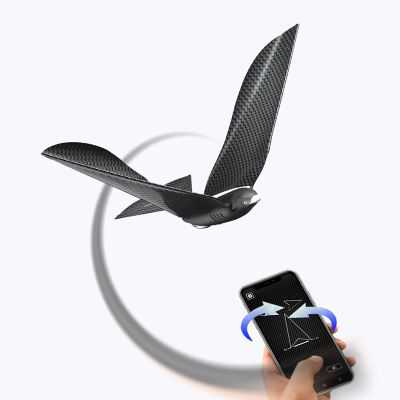 Mobile remote control intelligent flapping wing bird biomimetic bird insect toy bird electric small unmanned aerial vehicle