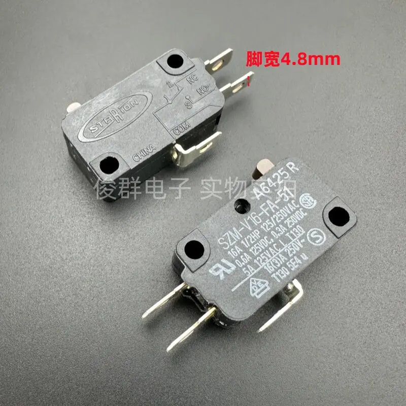 10pcs/micro switch SZM-V16-FA-51 high current 3-pin 16A stove power button