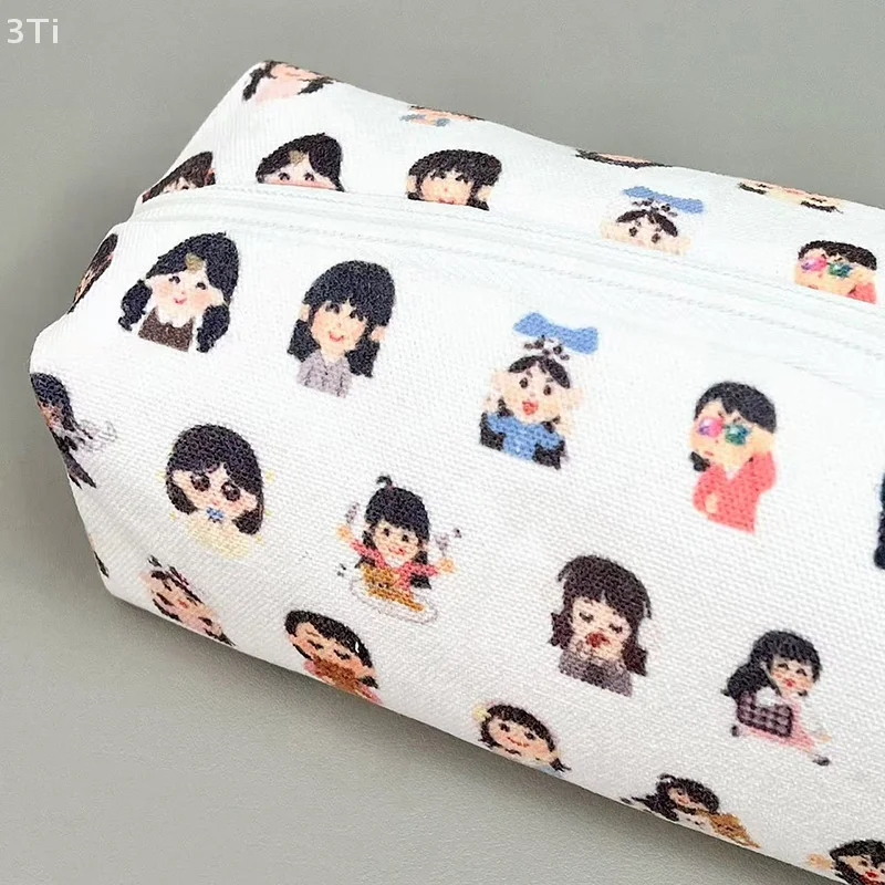 Small Cartoon Theme Pencil Cases; Ideal for School and Travel; Compact Cosmetic Bag