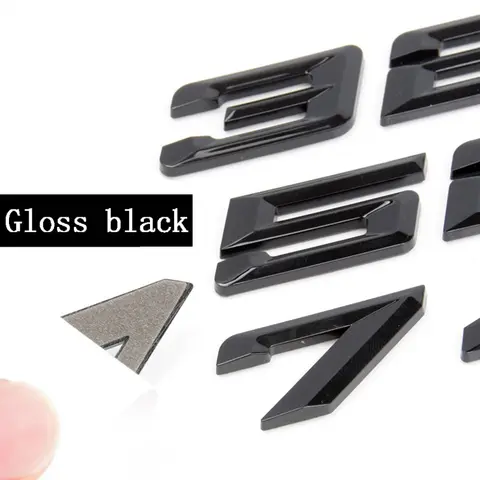 Car Rear Trunk Words Logo Badge Emblem Decals Decoration Sticker For BMW 1 Series 116d 118d 120d 125d 130d 135d 140d F20 F21 F40