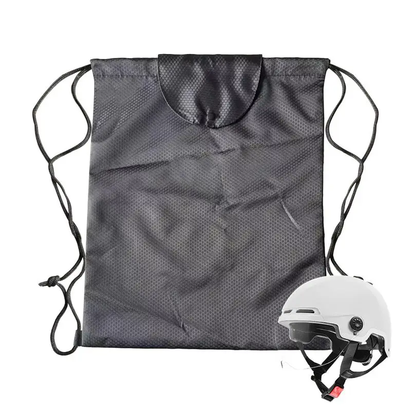 

Helmet Bag Helmet Carrying Bag With Drawstring Waterproof Basketball Organizer Safety Hard Hat Backpack For Travel Sports