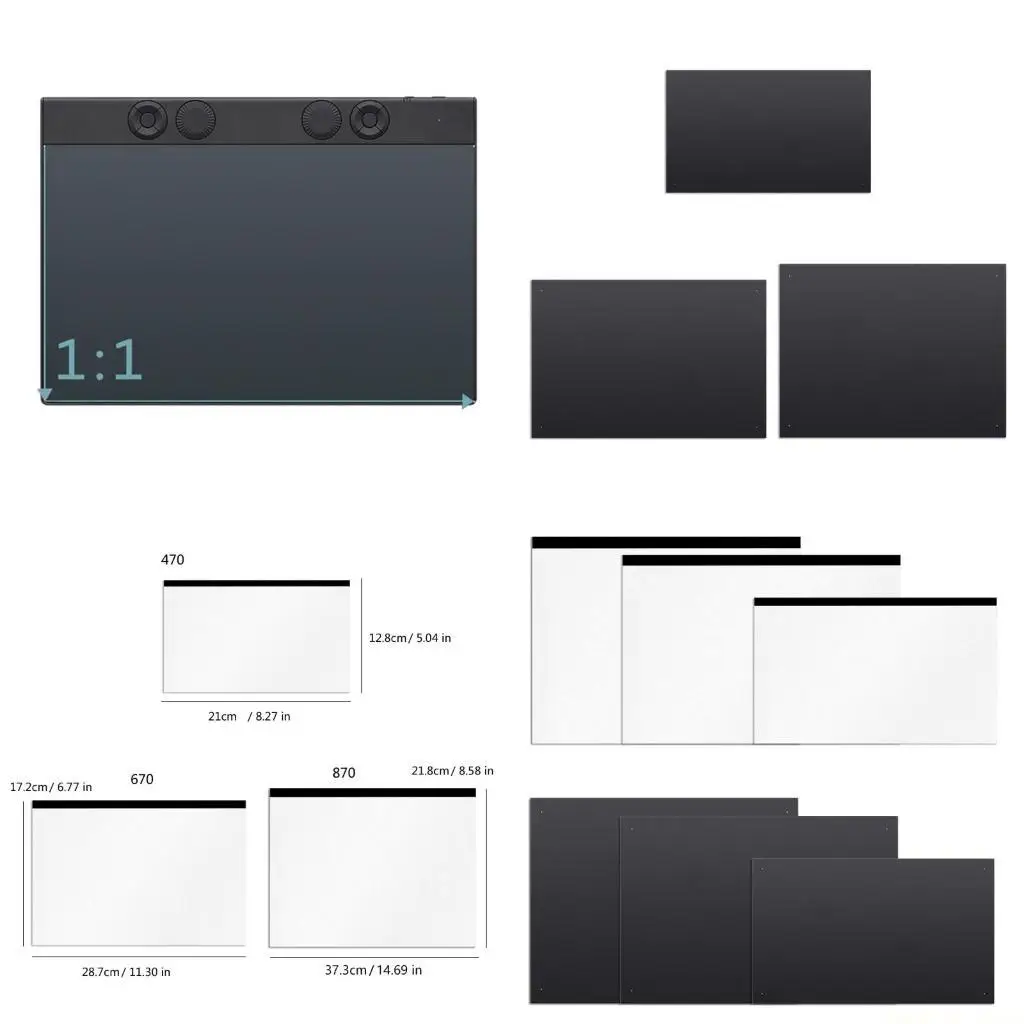 

M5TD Screens Protector Drawing Tablet Cover Design Board Protections Offering A Paper Like Surfaces Upgrades for PTK470