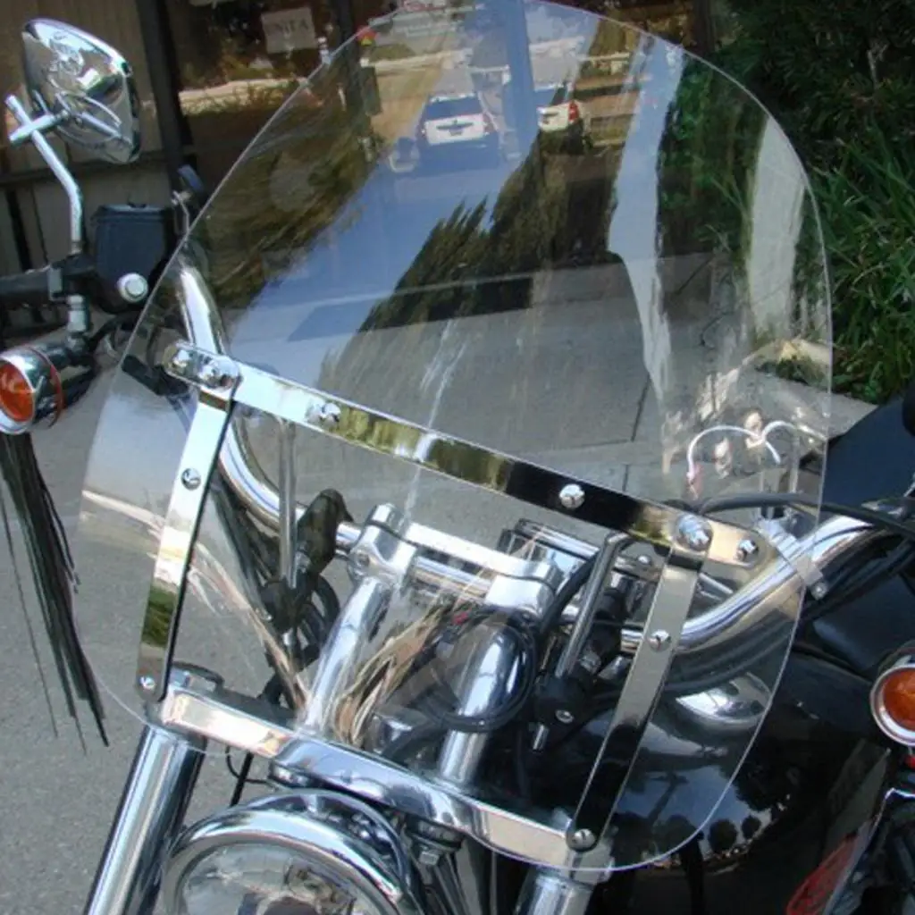 

Transparent Motorcycle Windscreen Wind Shield Front Screen Protector ABS for Shadow Soul 600 750 1100 Long-distance Travel
