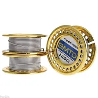 5m/roll Ni80 Fused Clapton Wire for Rebuildable 2/3/4*26G+36G Heating Wires Coil Wires Coil Tool Alien Clapton Heating Wire