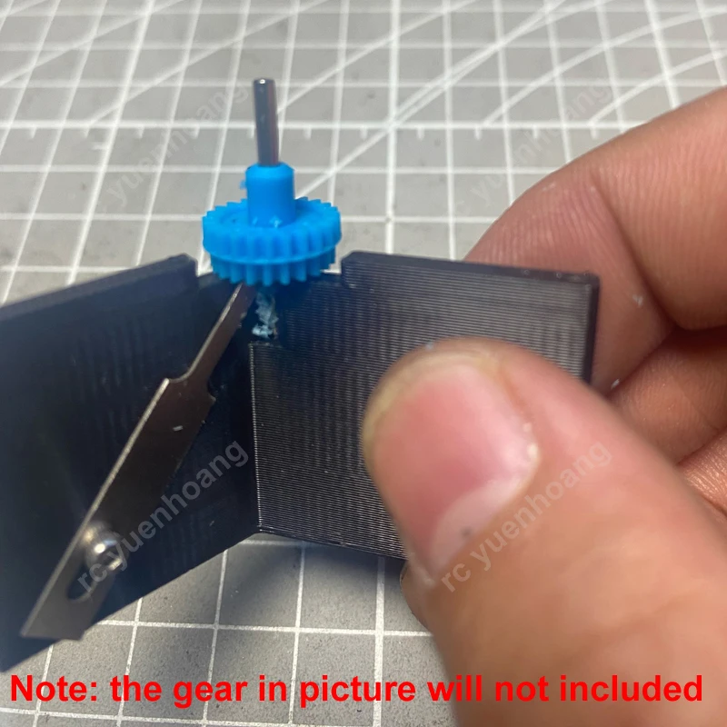 1PCS Getriebe Anfasen/Entgraten Werkzeug für Tamiya 4WD RC Auto Modell 3D Gedruckt Anfasen Kompatibel Mid-montiert Zahnräder 3,5/3,7/4,0