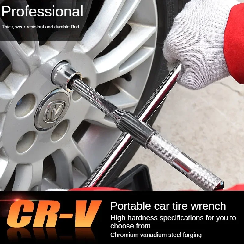 17-23MM Wheel Wrench for Cross Wrench for Cross Wheel Brace Socket Remover Car Wheel Repair Tool for Car Tire Replacement