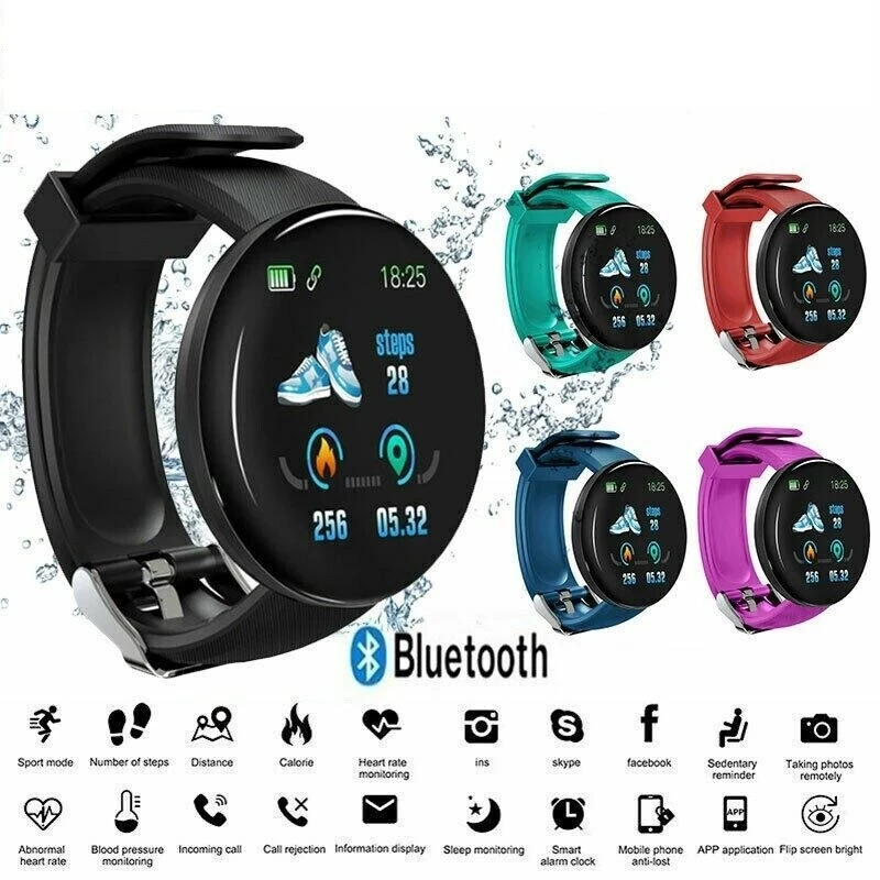 Relógio conectado Crianças Relógio Inteligente Rastreador De Fitness Esporte Pulseira Relógios Monitor De Freqüência Cardíaca Pulseira De Sangue Criança Menino Menina