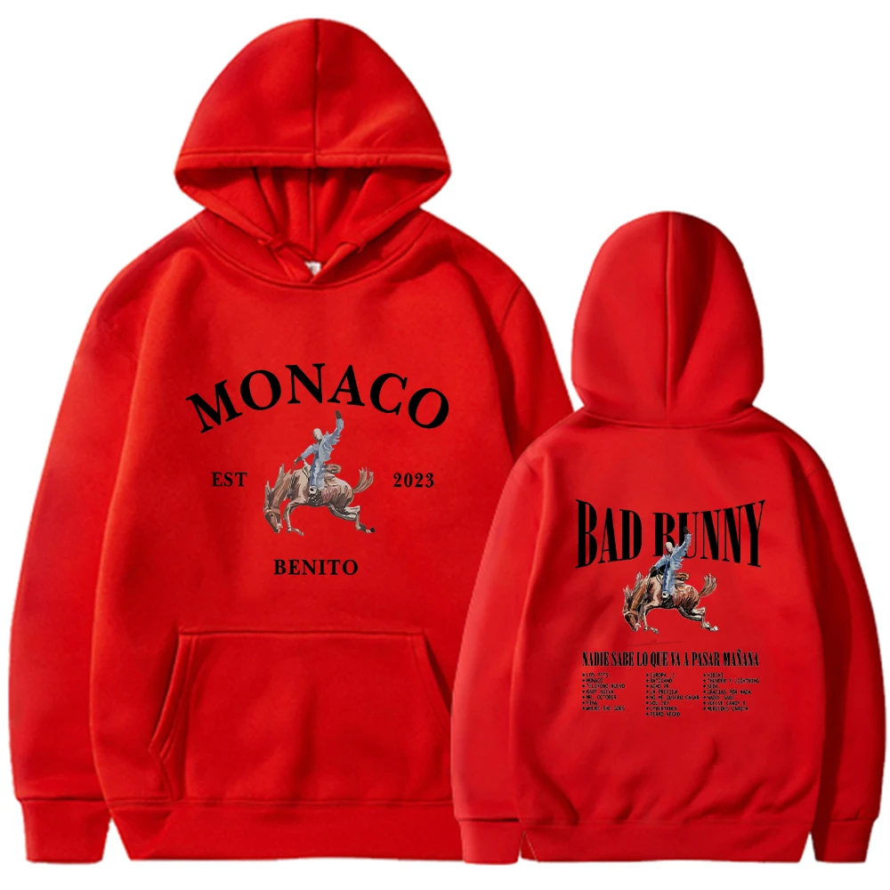 Bad Bunny New Album Nadie Sabe Lo Que Va Pasar Manana Bluzy Mฤลผczyลบni Grunge Street Bluzy Ubrania Ciepลe Oversize Pulowery 90s