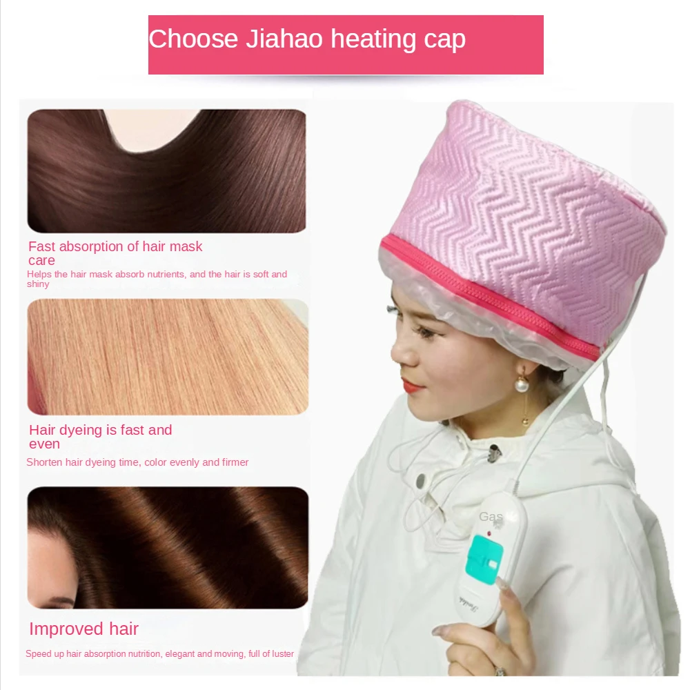 

Hair Mask Heating Cap Hair Nursing Treatment Cap Hair Salon Hairdressing Hair Care Thermal Heat Cap Nursing Hat Hair Steamer