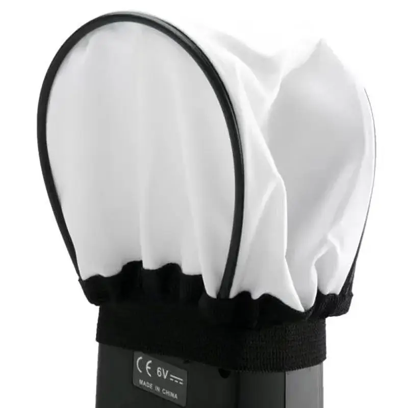 Set Top Flash Soft Light Cover Universal Hot Shoe Flash Soft Light Cloth Cover for Photography External Flash Soft Light Cover