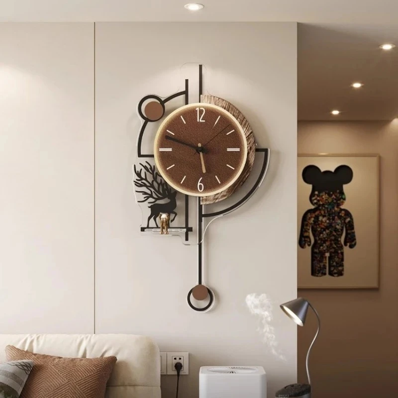 Wall Clock Minimalist Designer Luxury Nordic Unusual Fashion Wall Clock