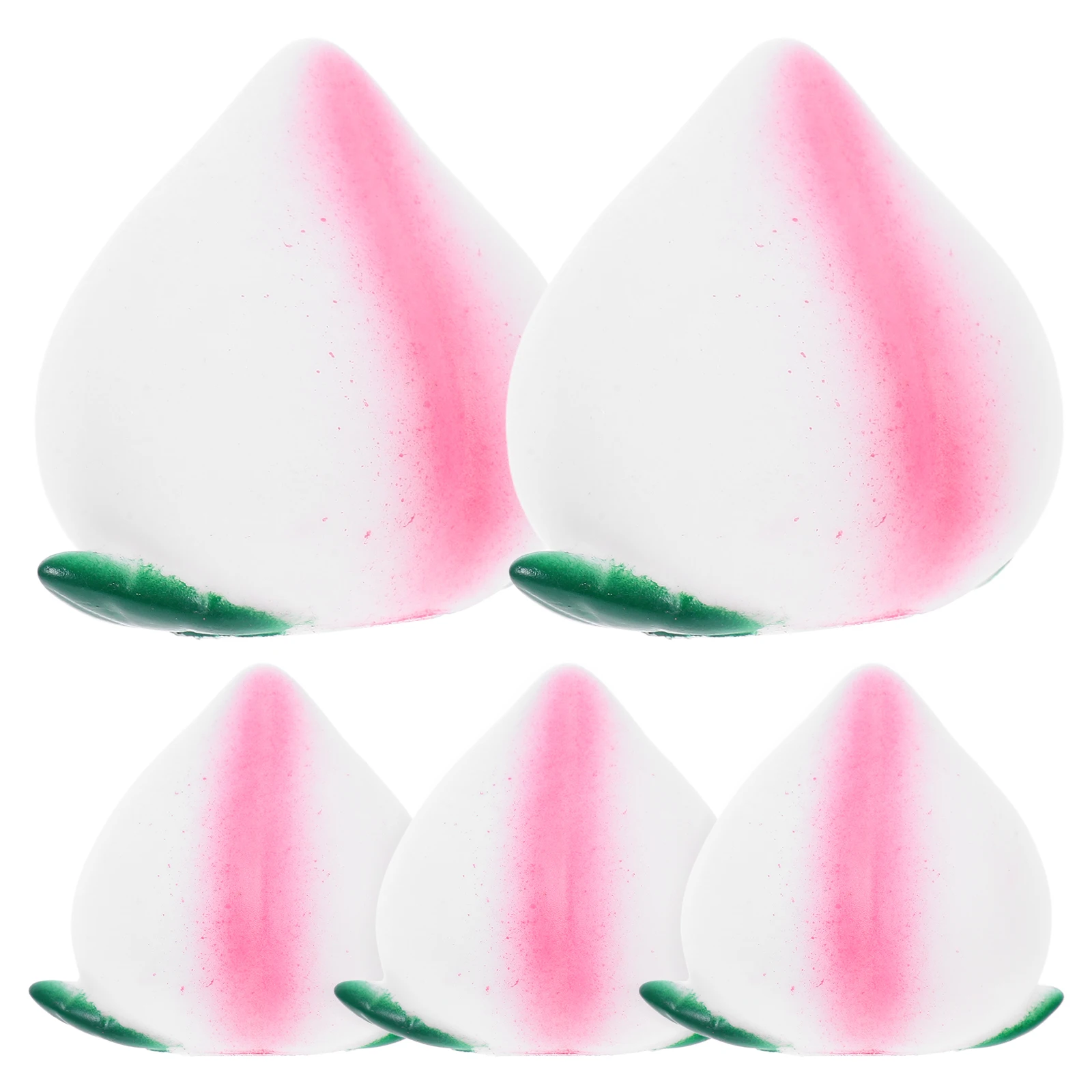 

5Pcs Birthday Cake Decor Vinyl Longevity Peach Embellishment Ornaments Retro Chinese Style Celebration Desktop Ornament