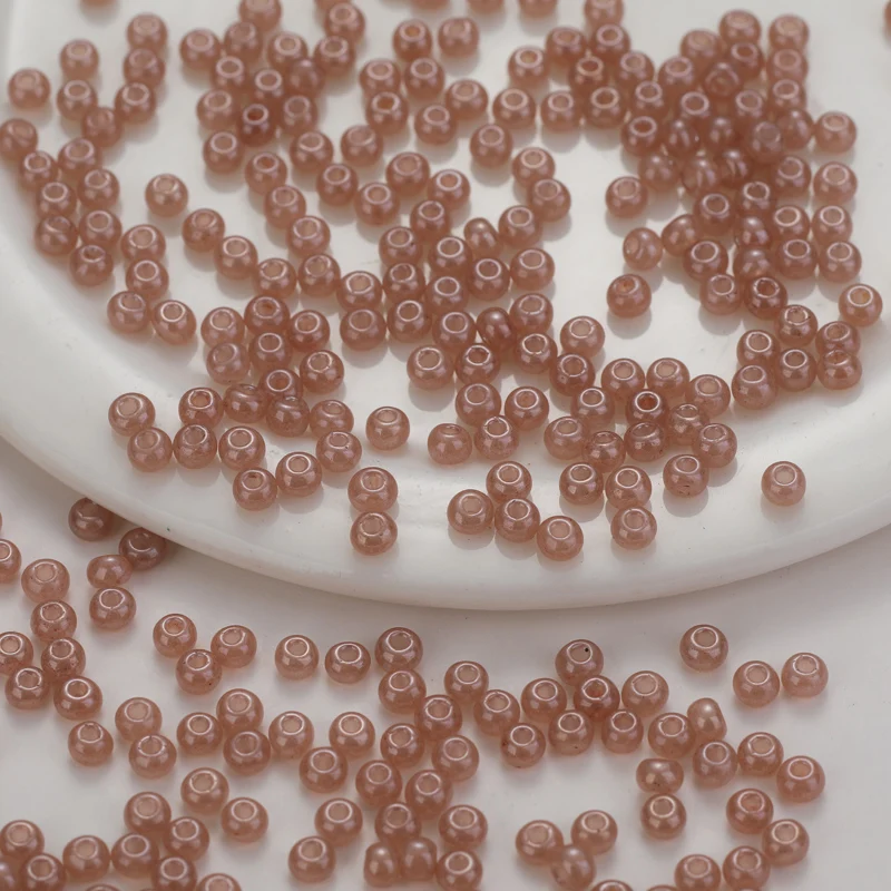 450 Pieces 3.0MM Round Seed Beads Boho Style Loose Beads For DIY Handwork Beading Jewelry 15grams/bag
