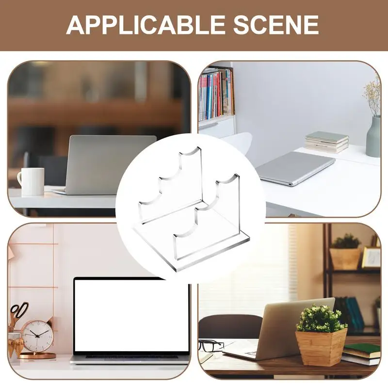 Clear Desk Acrylic Pen Holder Clear Acrylic Support Pen Holder Acrylic Pen Display Stand Clear Pen Rack Eyebrow Pen Support