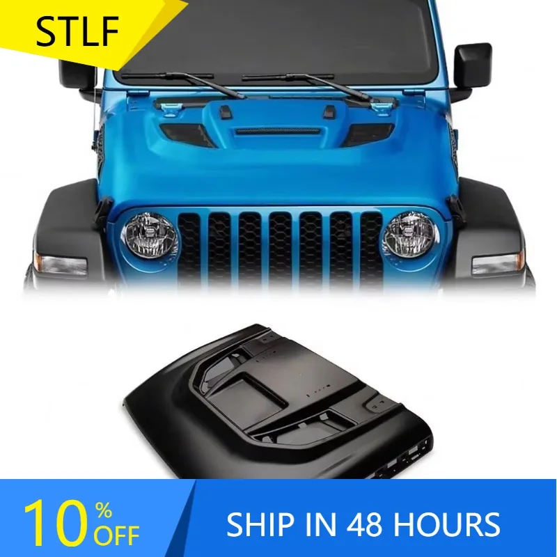 

Zuimi High-end Gobison 2018 4x4 Hood Bonnet Car Offroad Auto Accessories Car Engine Hood For Wrangler JL JT