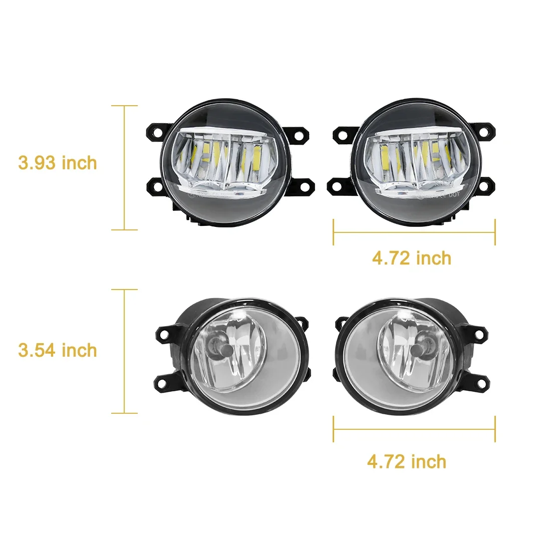 LED DRL For Toyota Tundra 2014 2015 2016 2017 2018 2019 2020 2021 Daytime Running Lights Turn Signal Fog Lamp Start-Up Animation