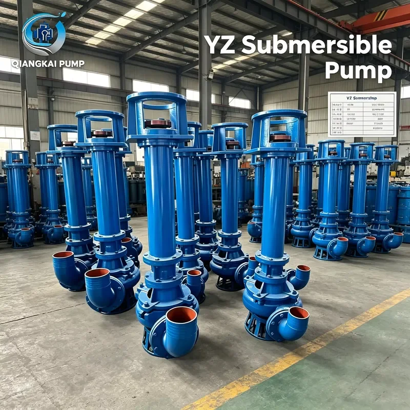 for YZ Submersible Mud Pump Single Stage High Pressure High Head Wear Resistant Sewage Discharge