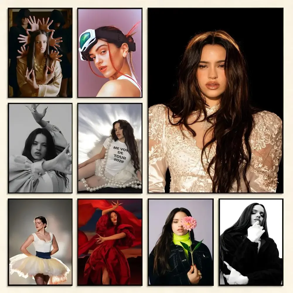 Pop Singer Rosalía Poster Digital Solvent Print Waterproof PP Fade-Resistant Wall Art Room Decor Gift