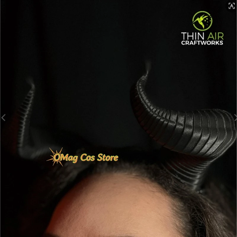 

Halloween Devil Horn Headband Party Prop Black Mountain Old Devil Sleepy Demon Accessory Masquerade Ball Costume Jirai Kei Party