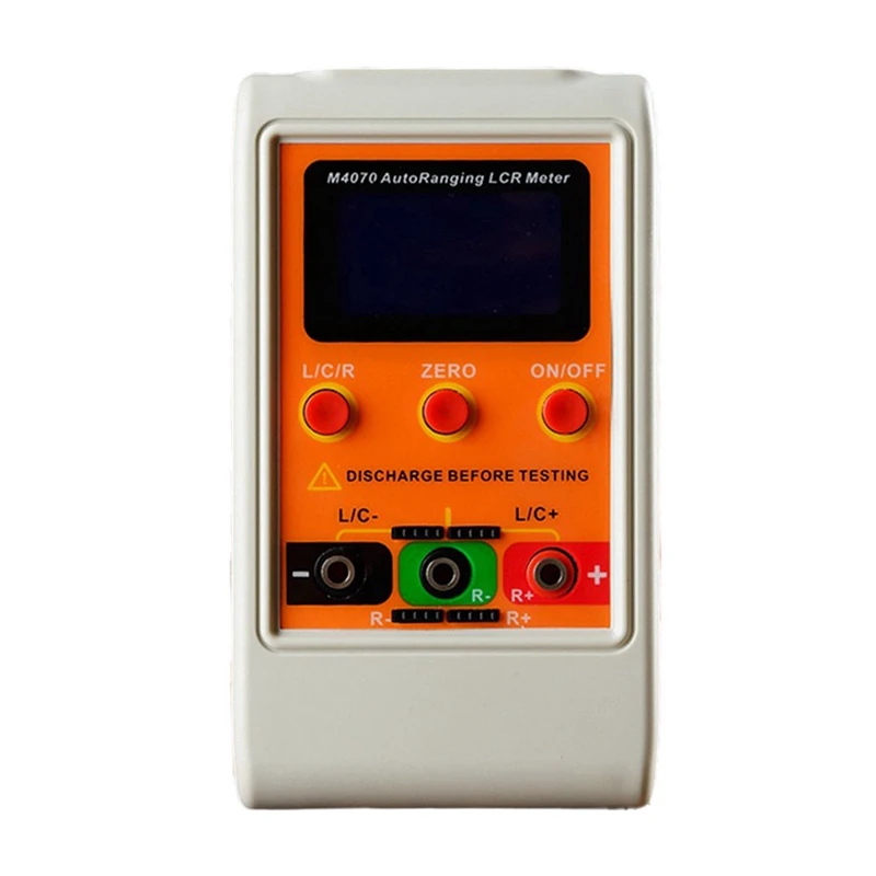 Autoranging LCR Bridge Meter LCD Rechargeable Digital Capacitance Inductance Meter Range100h 100MF 20MR