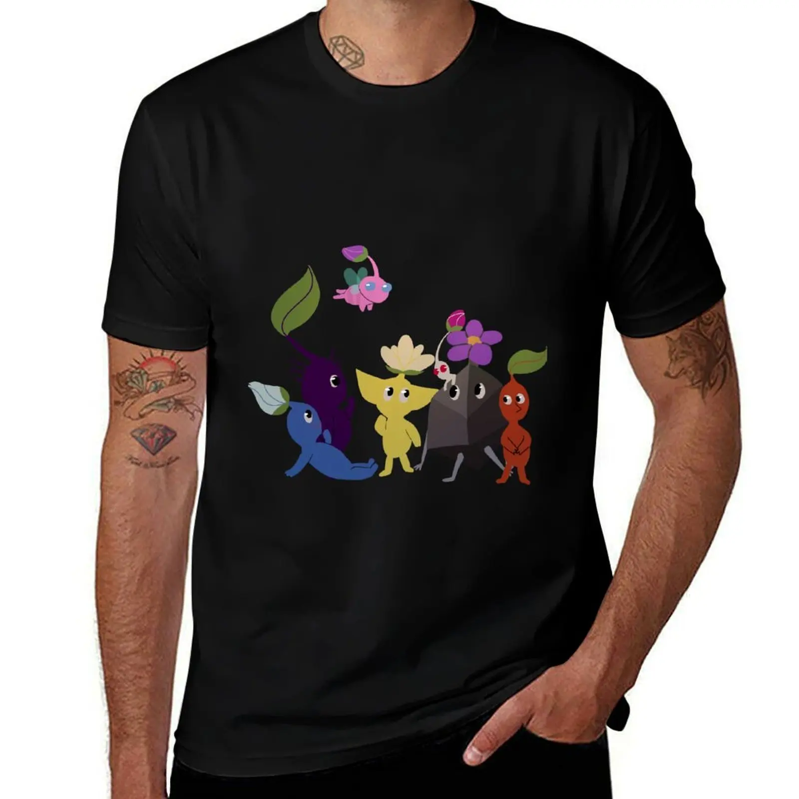 Pikmin T-Shirt Casual Fashion Print Tee Top T-Shirt