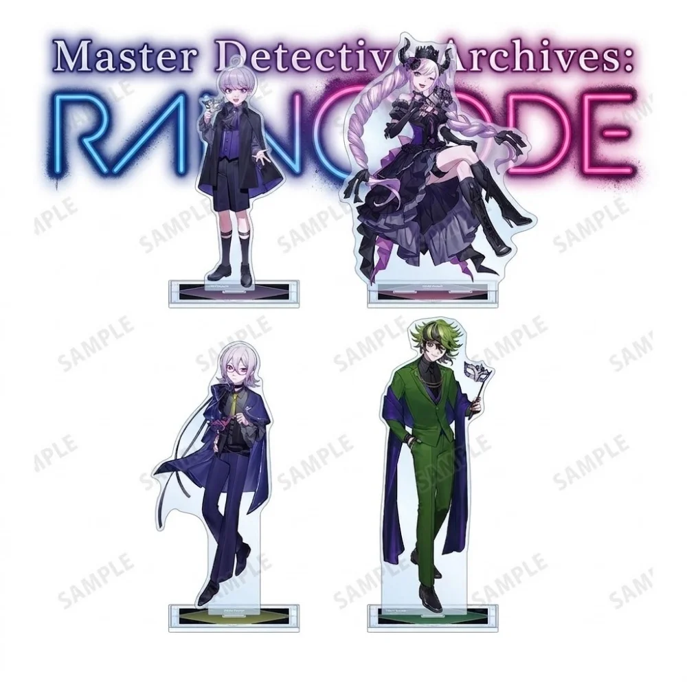 

Anime Rain Code Acrylic Stand Set Shinigami Yuma Vivia Chibi Figure Masquerade Sign Plate Itabag Decor Gift Vol 1 keychain