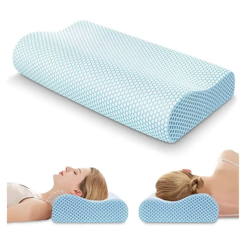 

【FLASH-DEAL!】Cervical Memory Foam Pillows for Neck Pain, Neck Pillows for Pain Relief Sleeping, Side Sleeper Contour Orthopedic
