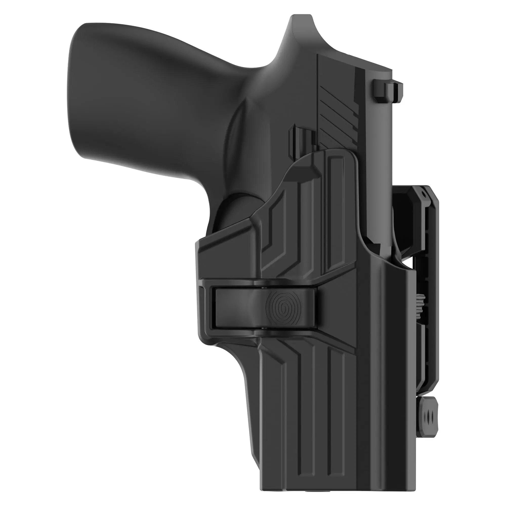 

Tactical Sig Sauer Holster Tactical Polymer Owb Belt Holder With Rapid Release 360°Adjustable Molle Belt Open Carry Right Handed