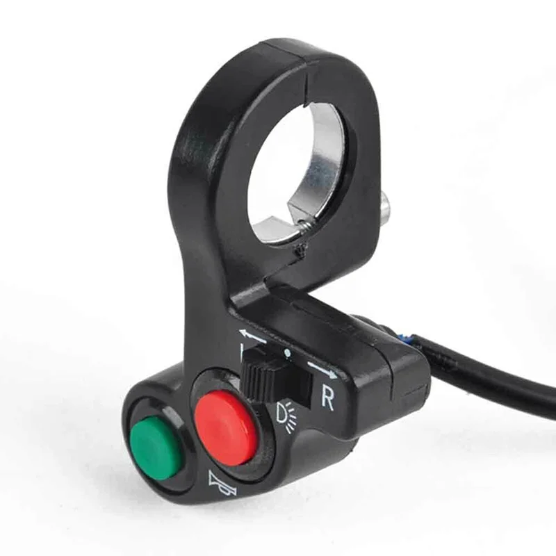 Motorcycle Handlebar Switch Electric Bike Scooter Horn Turn Signals On/Off Button Light Switch