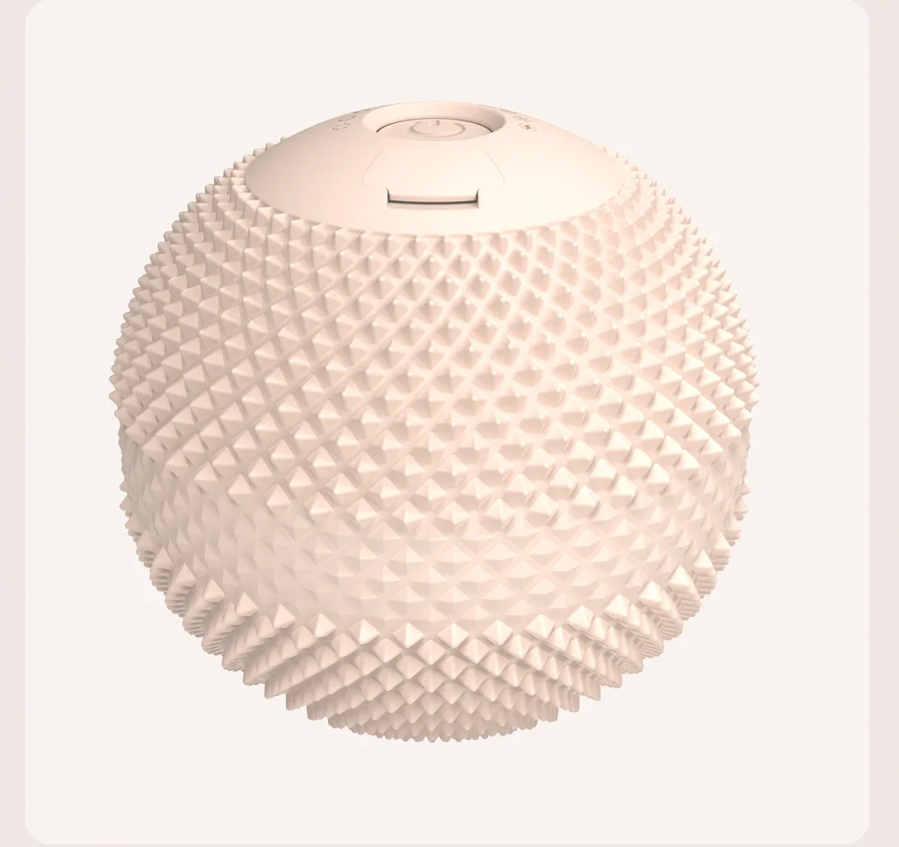Electric Heating Vibration Massage Ball - Deep Tissue Muscle Relaxation Device for Home Use