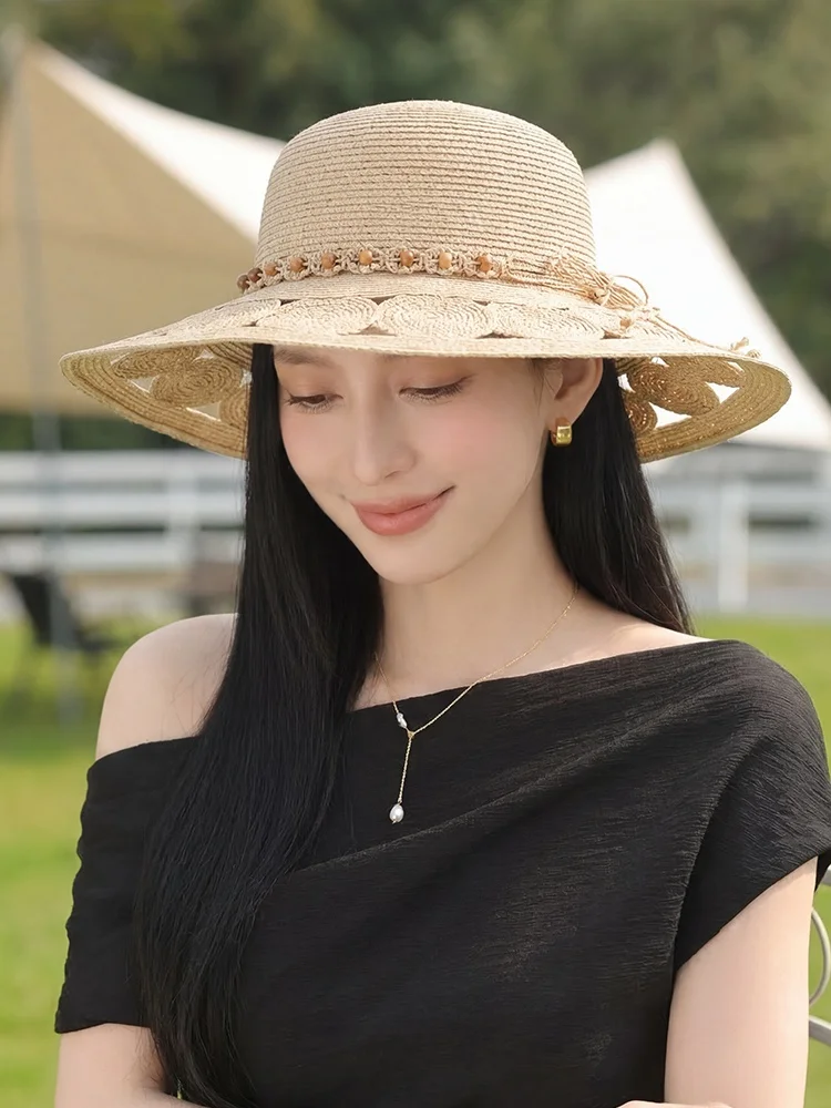 cappello-da-sole-estivo-da-donna-di-alta-gamma-2026-nuovo-stile-laffey-in-paglia-protezione-solare-fatto-a-mano-intrecciato-alla-moda-a-tesa-larga