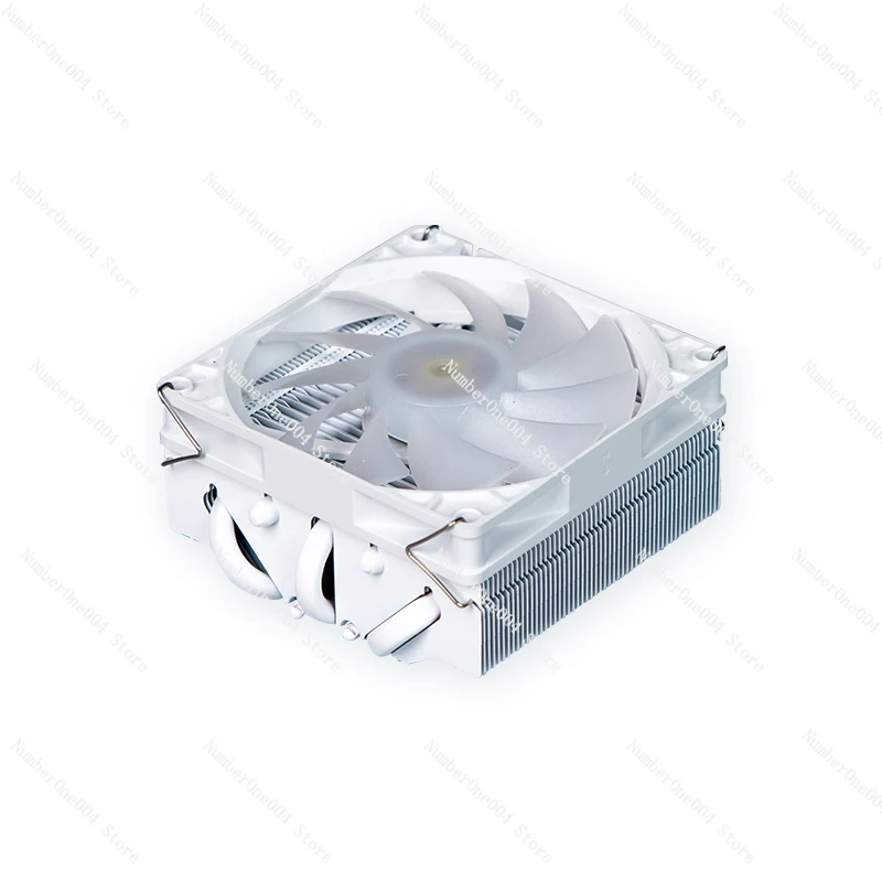 XGS-G53W Pure White Cpu Lower Pressure Radiator 1700 Five Heat Pipe ITX/MATX Small Chassis Non-axp90