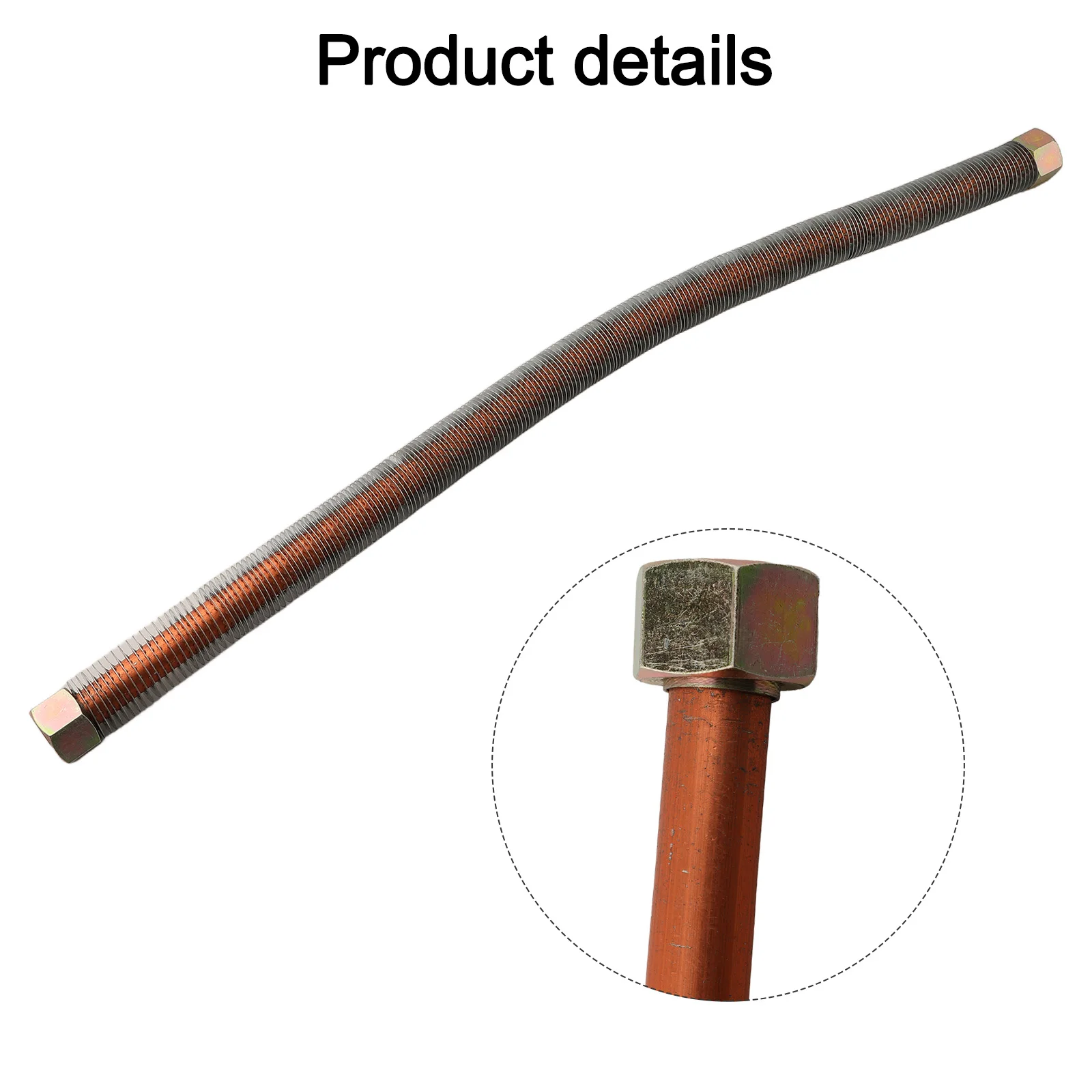 1pc 30/70cm Air Compressor Discharge Tube High Pressure Pump Head Screw Connection Air Compressor Accessories