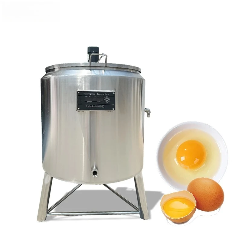 Máquina de pasteurización de baja y alta temperatura, máquina de pasteurización de huevos de 50-200L, líquido de yema de huevo pasteurizado a la venta
