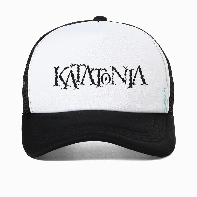 Katatonia Dead End Kings Men czapka z daszkiem moda szwedzka zespół metalowy Katatonia czapka Katatonia fajna letnia siateczka czapki Trucker Gorras