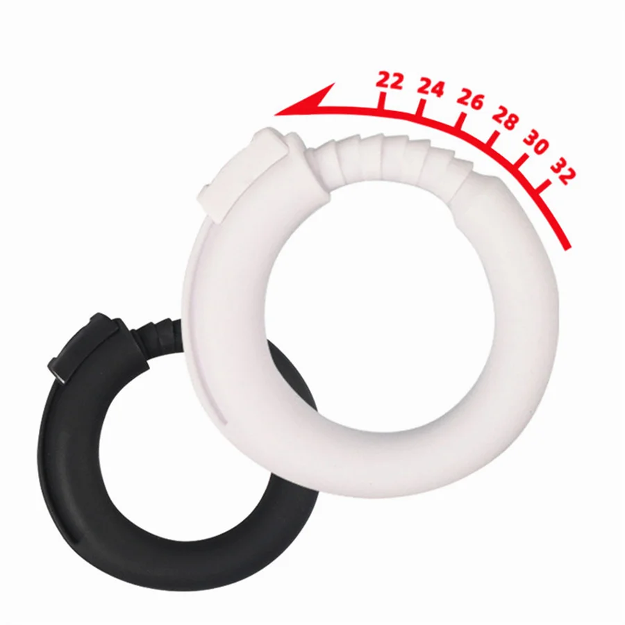 Silicone Adjustable Cock Ring Delay Ejaculation Penis Ring Foreskin Corrector Lock Semen Sex Toys For Men Chastity Device