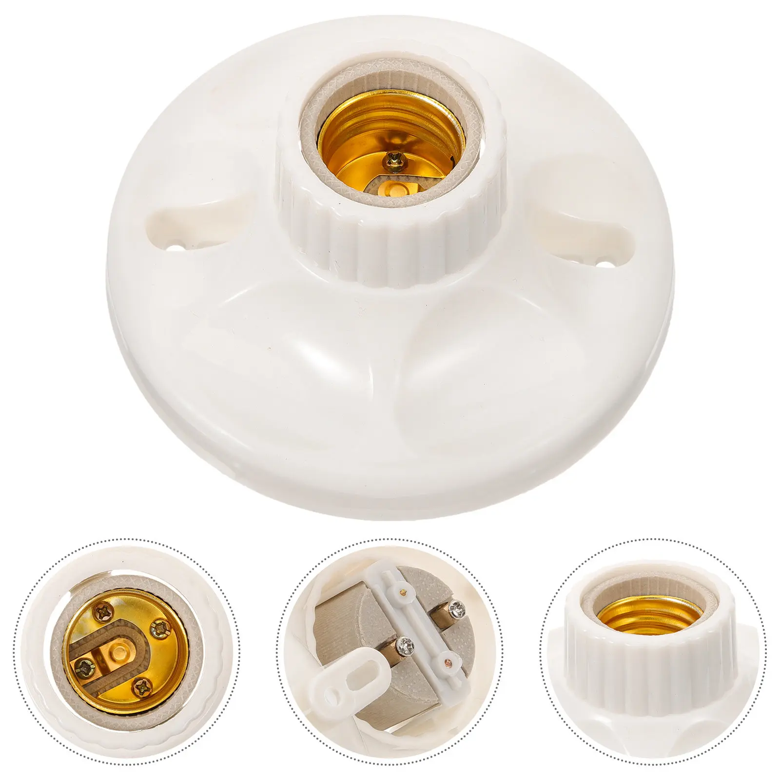 

Комплект из 6 патронов E27 для ламп, основание для подвесных светильников, простая установка, огнестойкий патрон E27