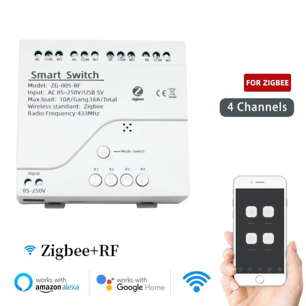 Smart Relay Switch Mobile App Control Wireless Wifi 10a Portable Smart Home Smart Switch Module Smart Life Mini