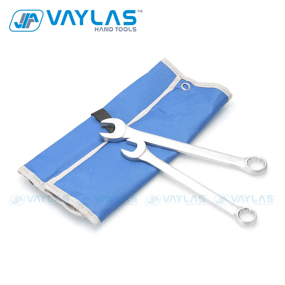 VAYLAS 12pcs set Metric Matte Combination Wrench Fixed Ratcheting and Open End Spanner Repair Hand Tools 6~22mm