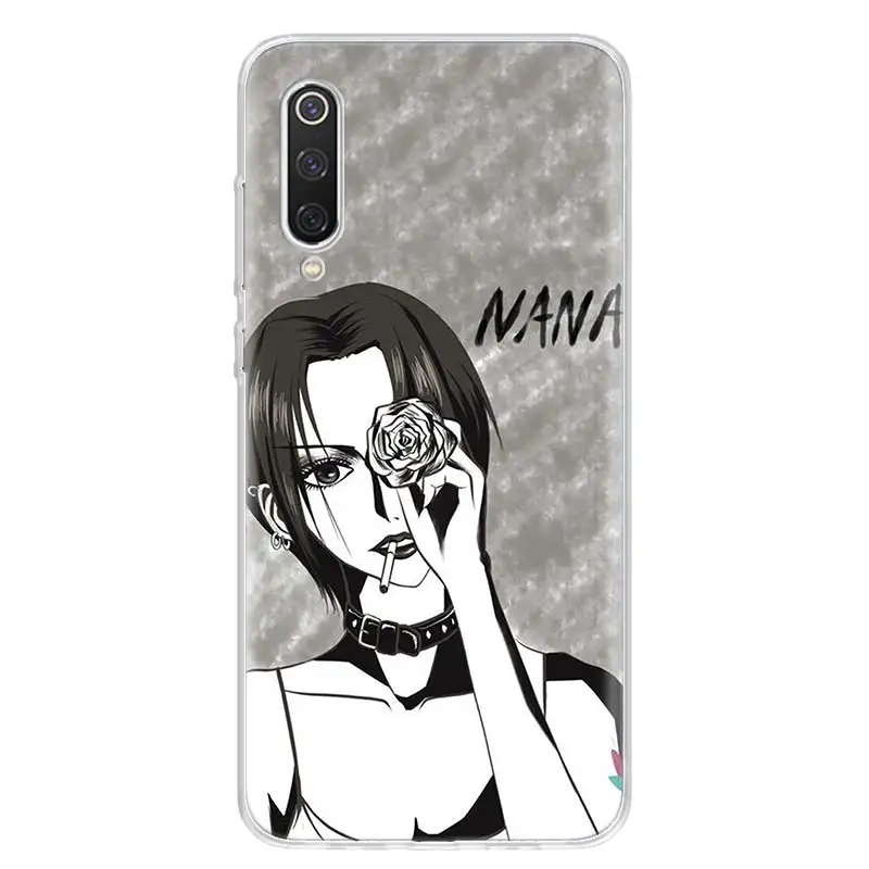 Anime Nana Osaki Phone Case For Xiaomi Poco X6 X5 X4 X3 Pro F6 F5 F4 Gt F3 F2 F1 M5S M5 M4 M3 M2 Nfc Soft Cover Shell X3 Pro X5 