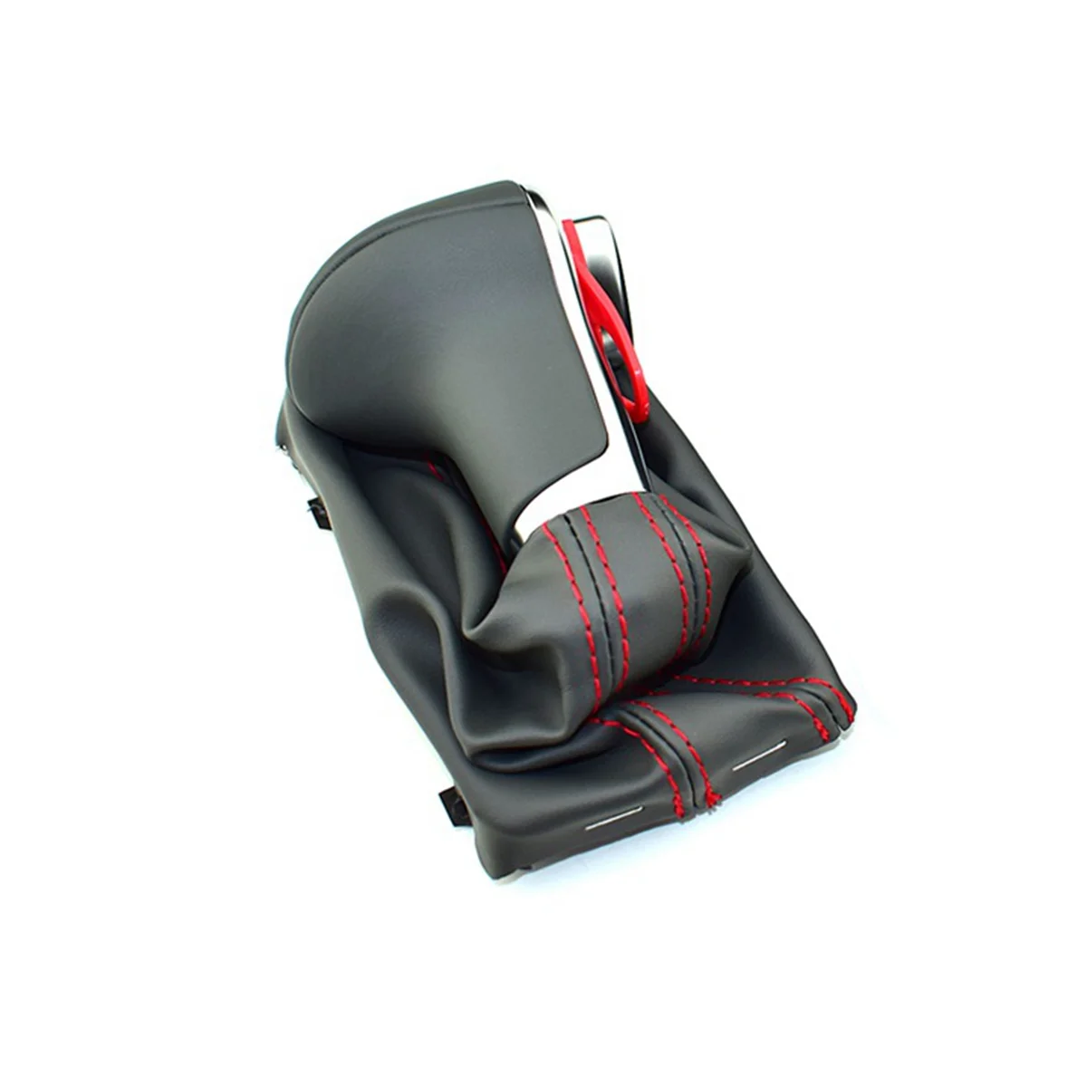 

Firmly Car Gear Shift Knob Lever Stick Gaiter Boot Cover with Dust Cover for Audi A3 A4 B8 A5 A6 C6 Q5 Q7 2009-2018 4G1713139R