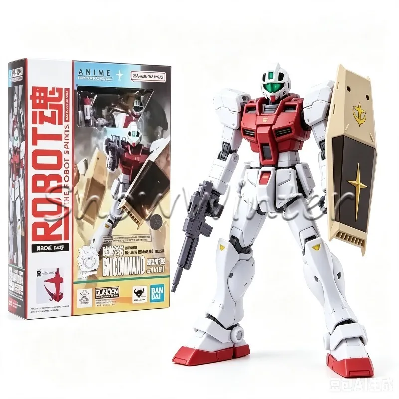 【In-stock】Bandai ROBOT Jim Command Type 125mm Anime Action Figures Toys For Boys Christmas Collectible Model Ornaments