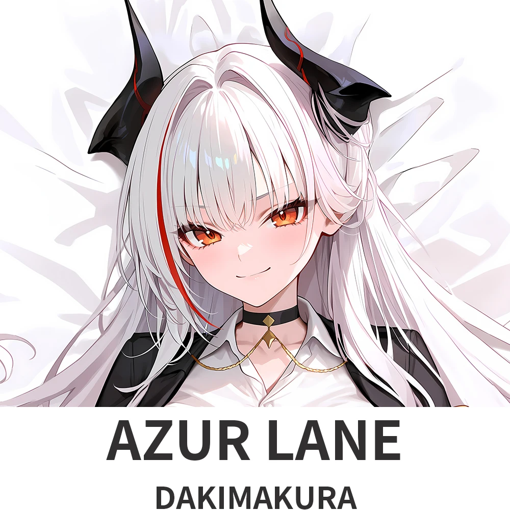 

Azur Lane Admiral Hipper Dakimakura 2WAY Hugging Body Pillow Case Anime Pillow Cushion Cover