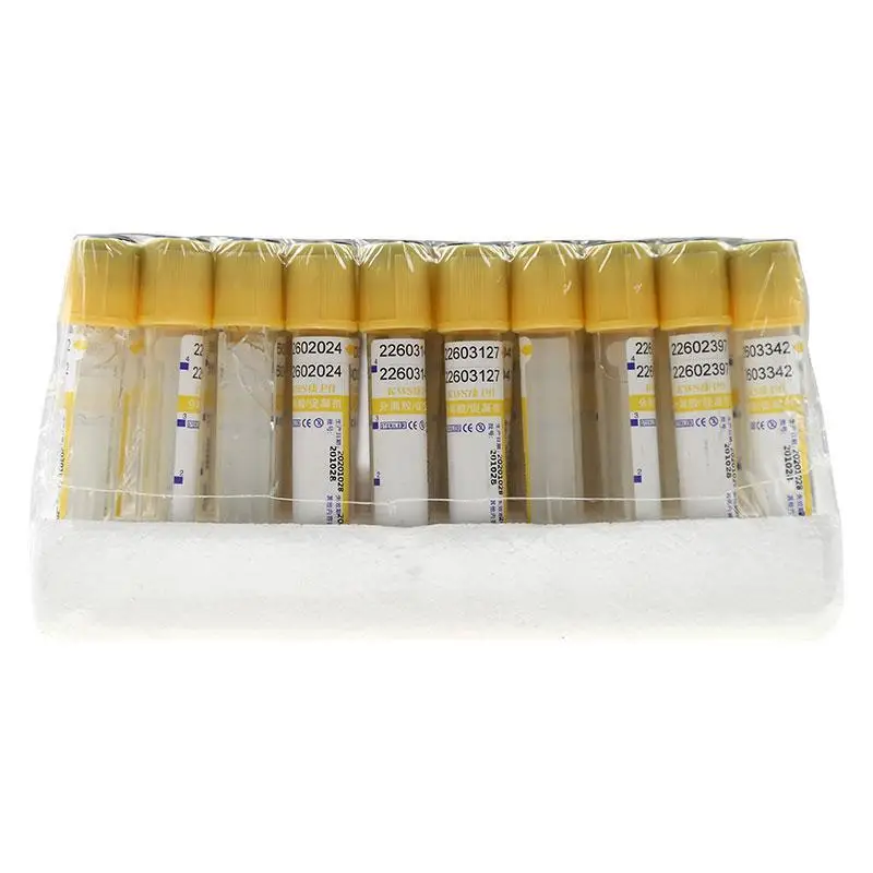 Medical Laboratory Vacuum Blood Collection Tubes Separation Gel Serum Clot Activator Coagulation Blood Collection PRP Tube 100ps