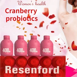 Resenford Cranberry Probiotic Pink Bottle Female Private Parts Conditioning Probiotic Powder Probiotics for Women