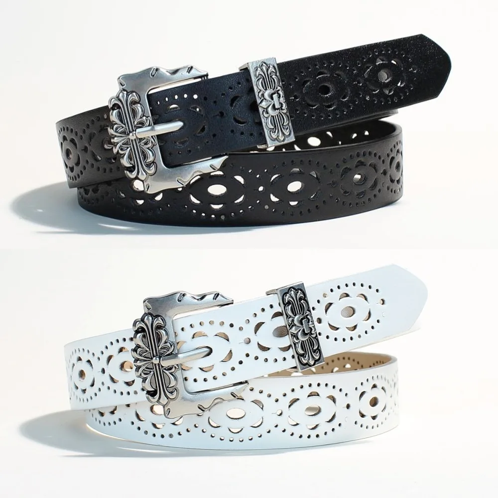 Genuine Leather Men belt waist fashionable business trend smooth buckle belts suit matching waist belt for me