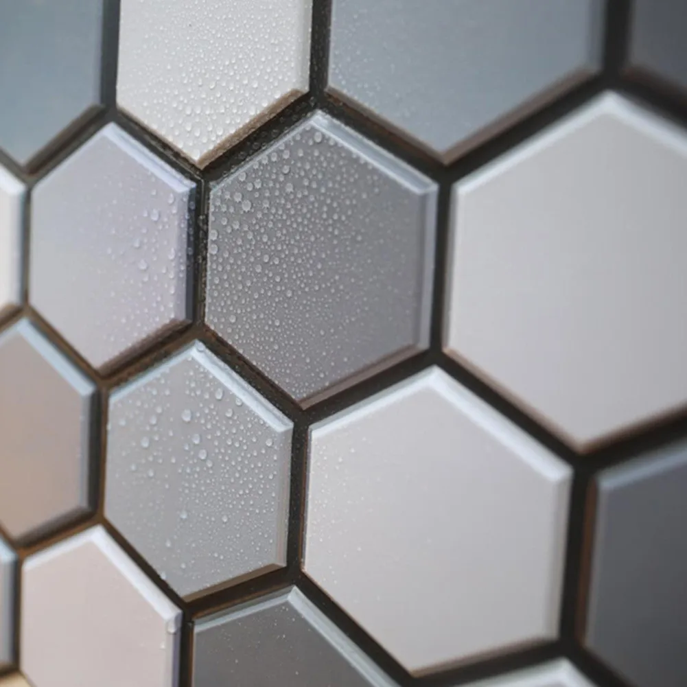 Hot New Practical High Quality Wall Sticker Parts 30*30cm 3D Backsplash Bathroom DIY Self-Adhesive Tiles Stickers
