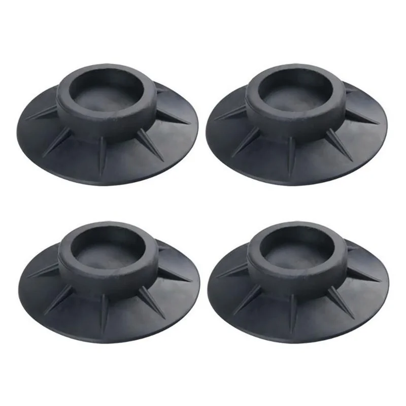 

4PCS Anti-Vibration Washing Machine Pad Non-Slip Mats Universal Fixed Rubber Feet Noise-Reducing Refrigerator Feet Fixed Pads